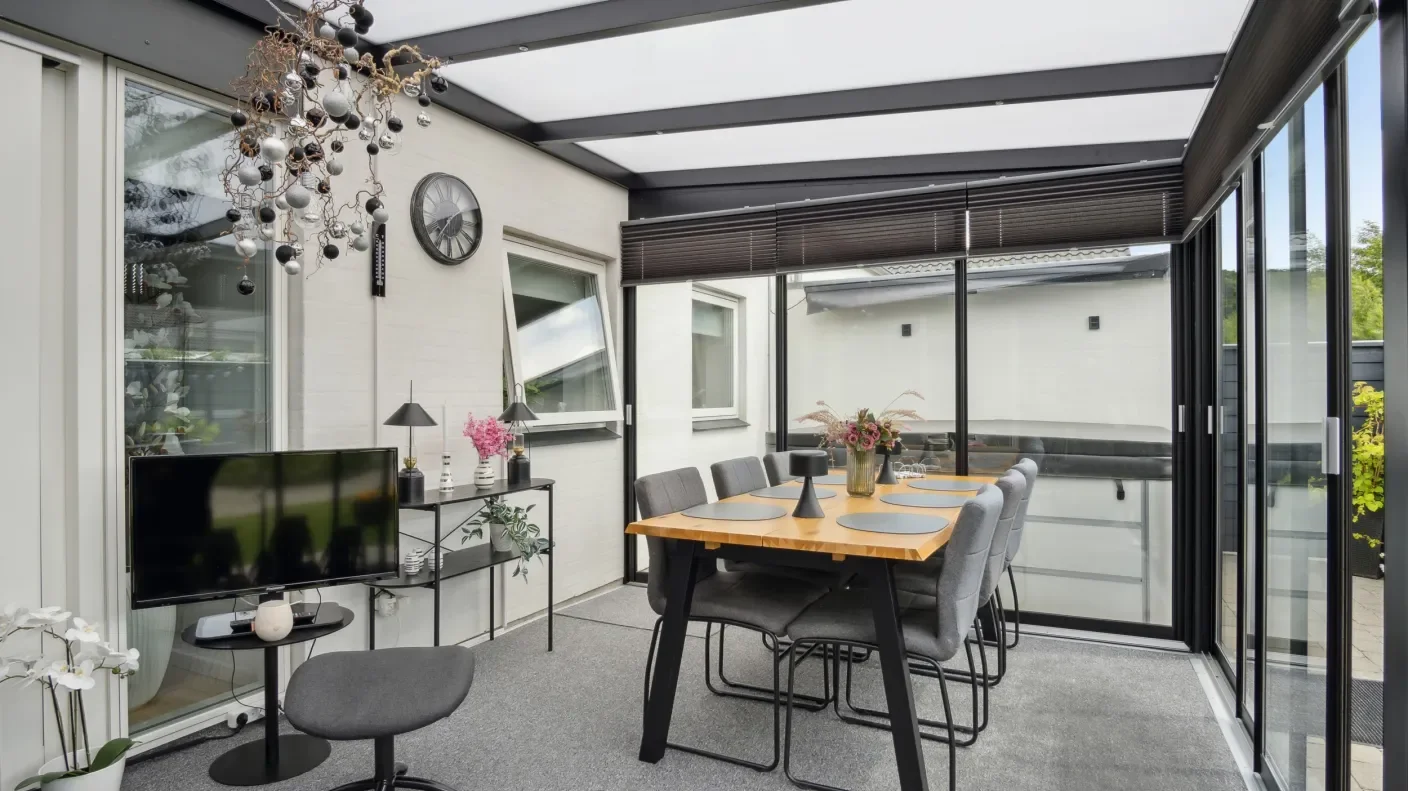 overdækket terrasse set indefra