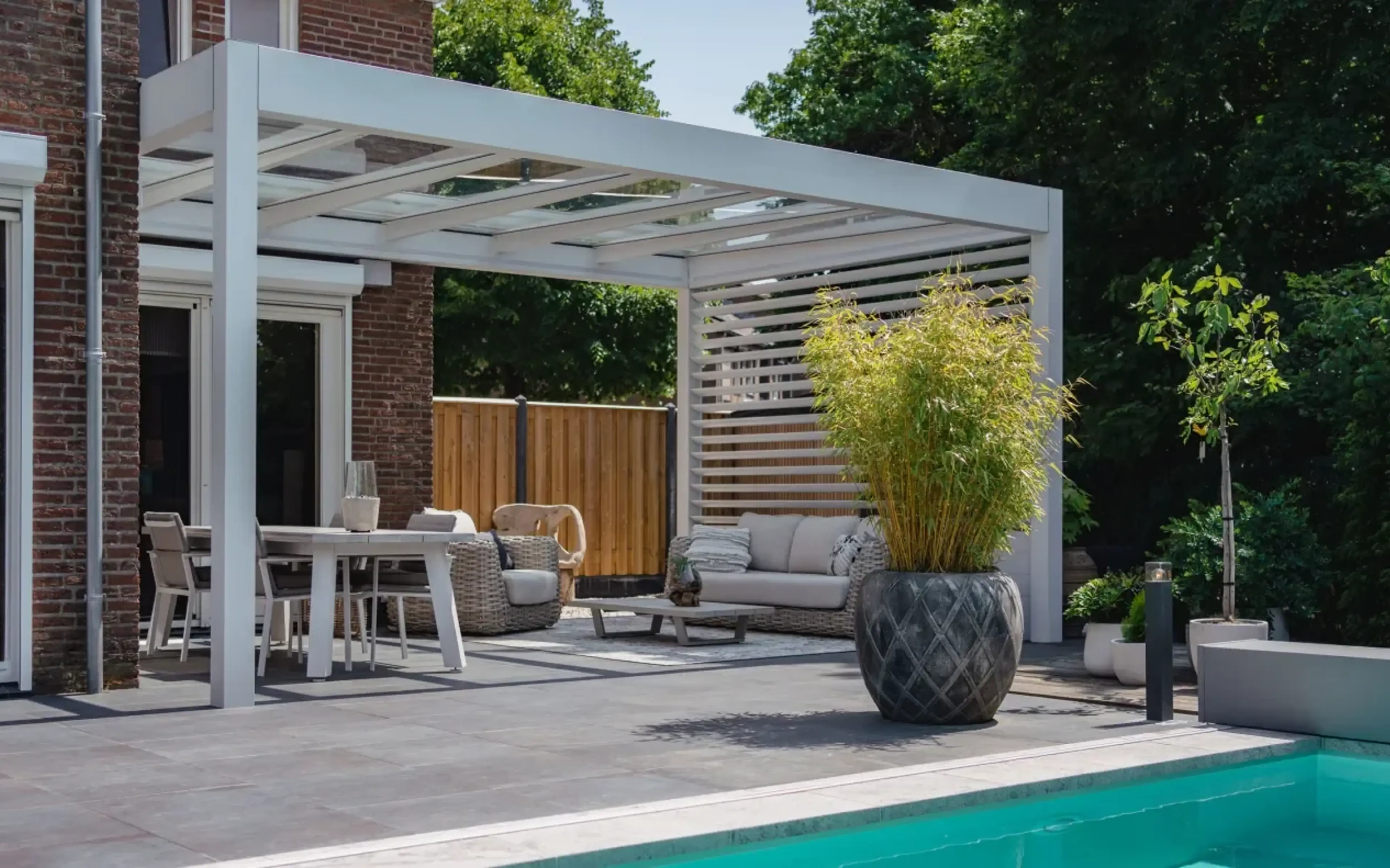 pergola med pool
