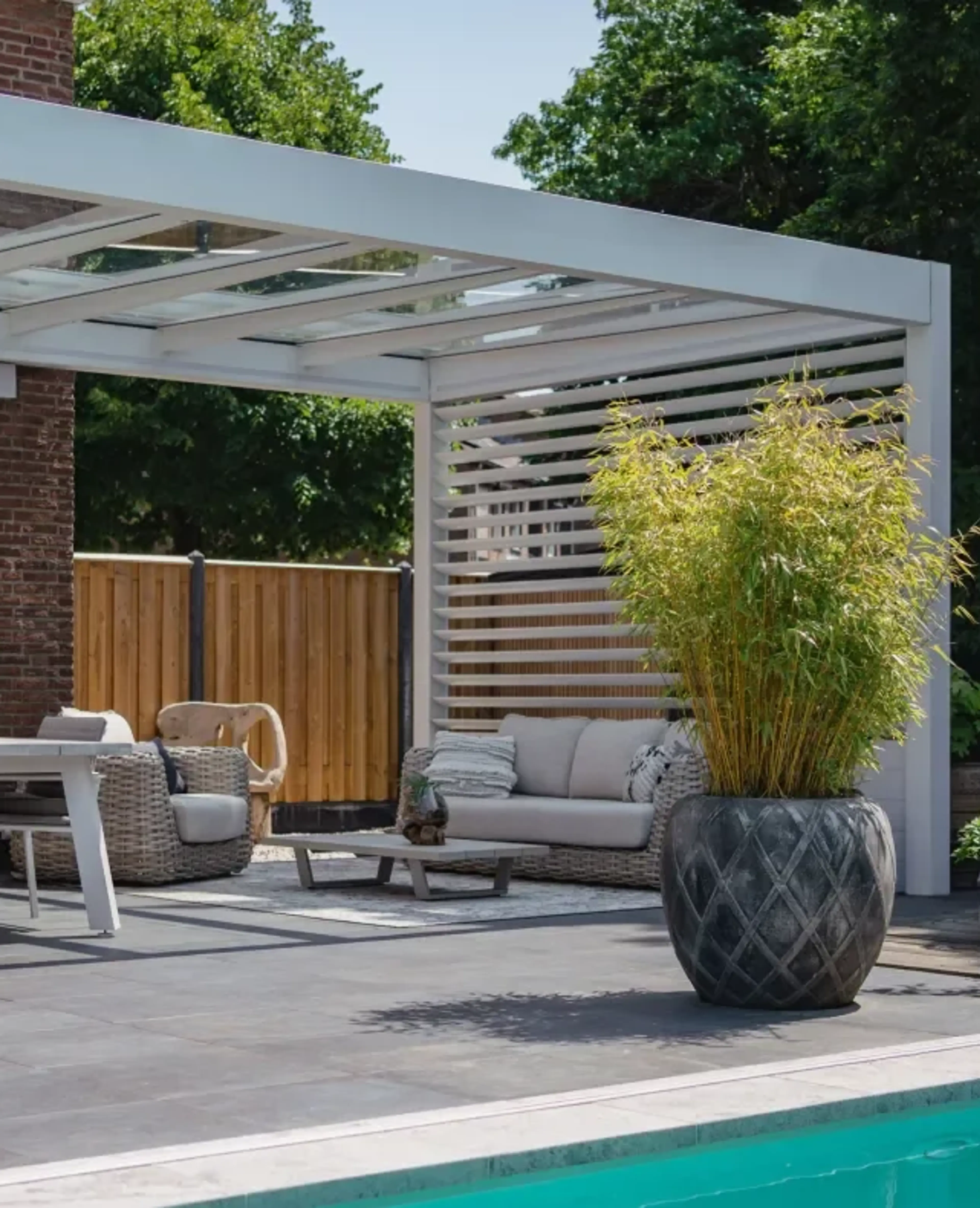pergola med pool