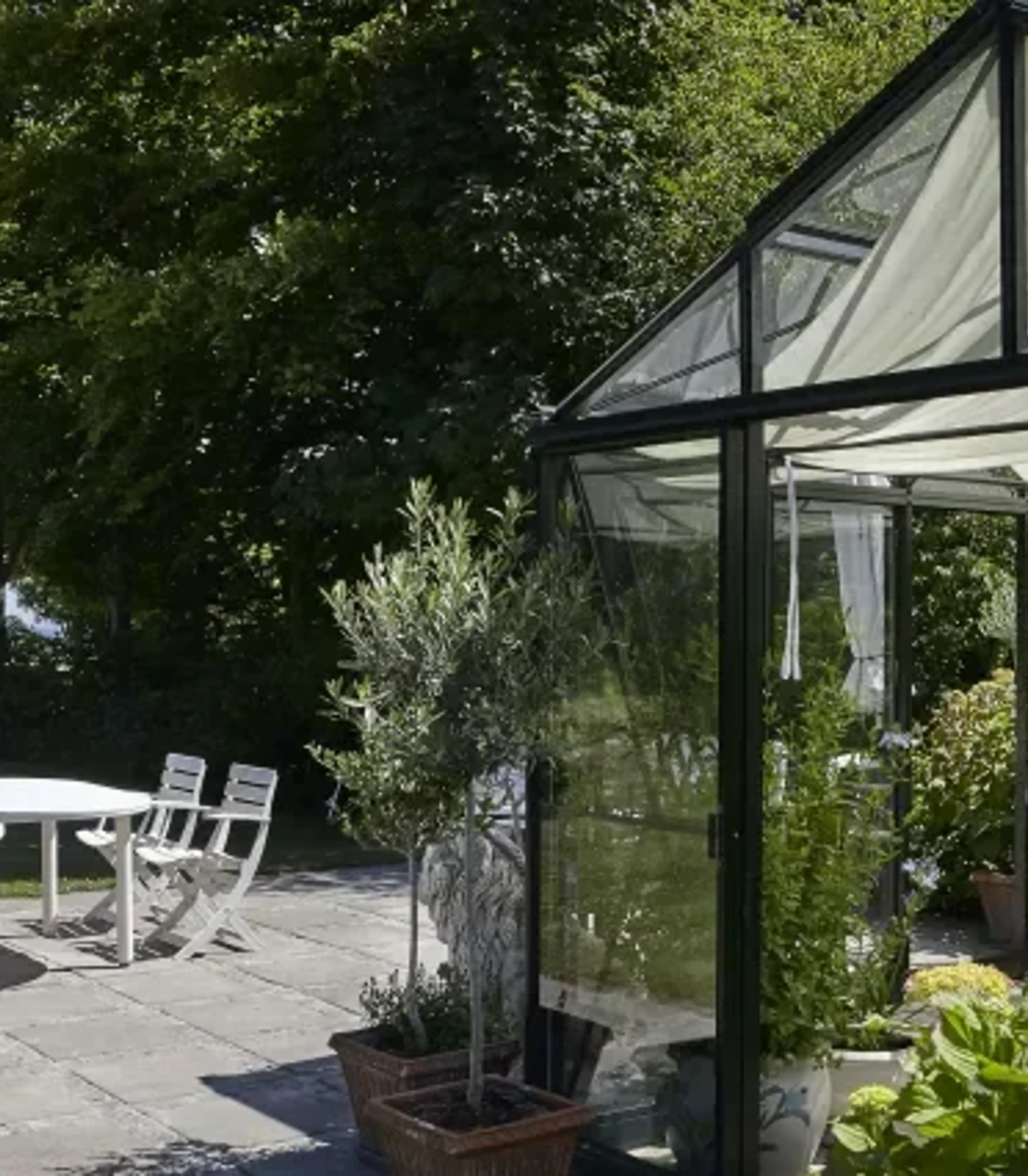 drivhus set fra siden