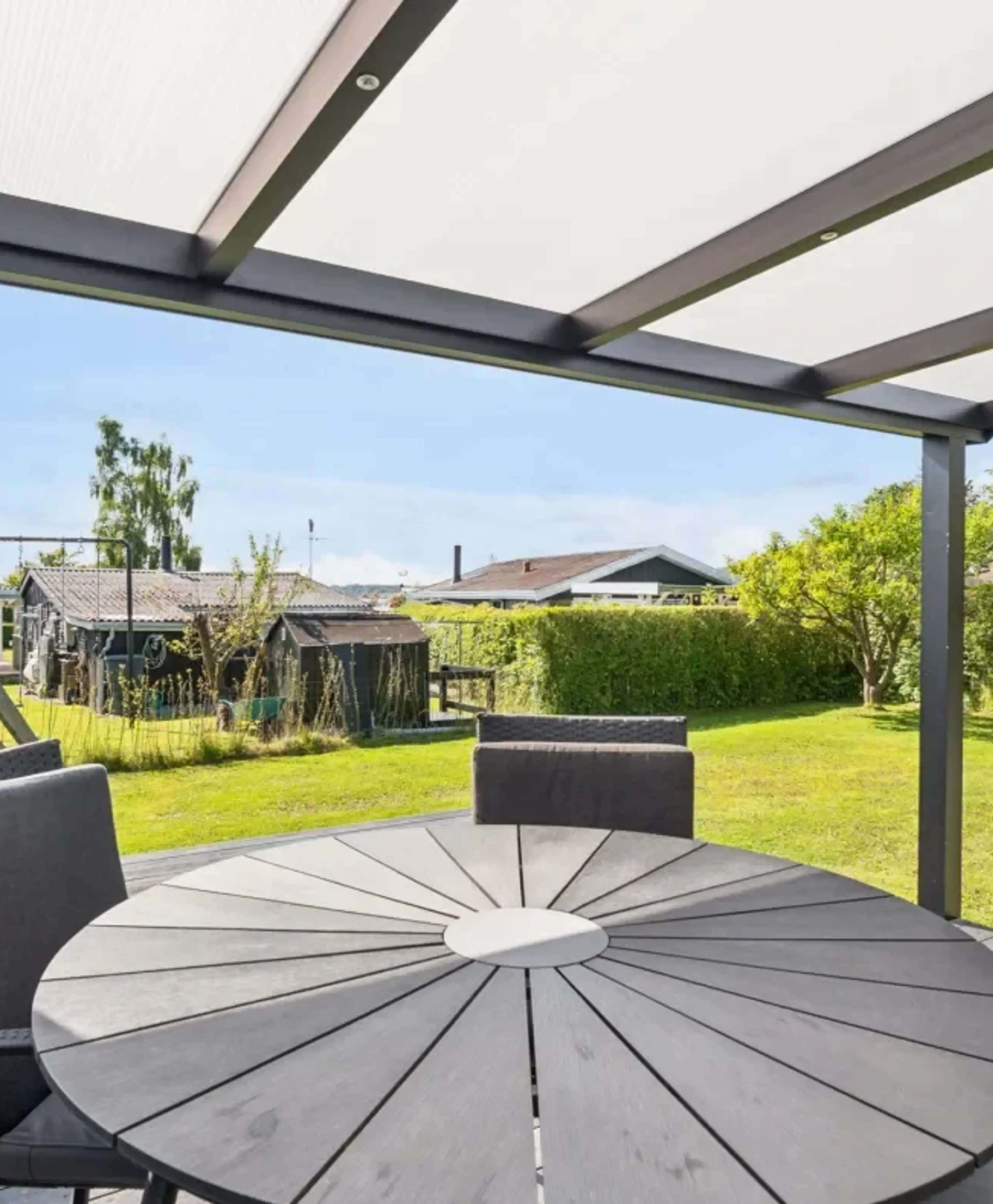 overdækket terrasse set indefra