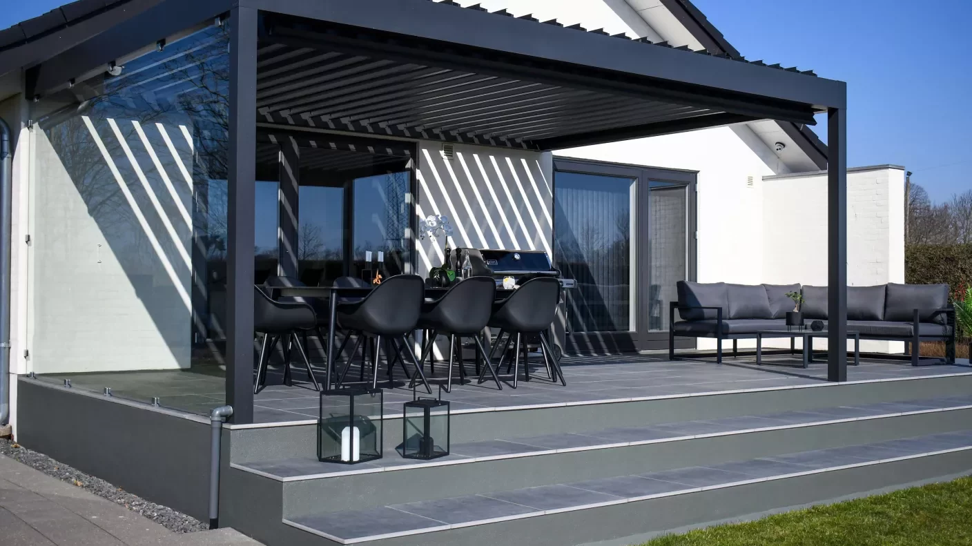 pergola set udefra