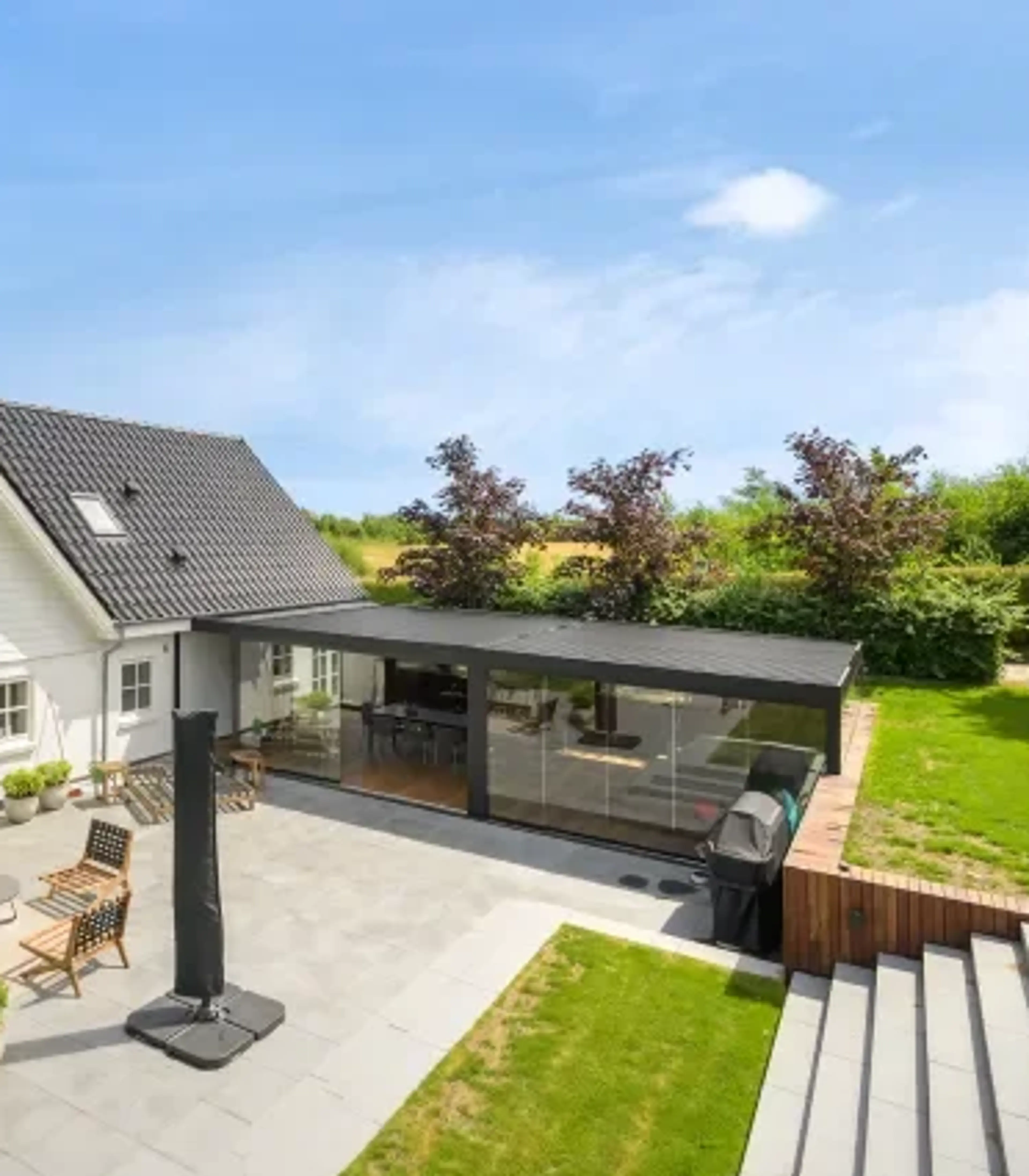pergola set oppefra
