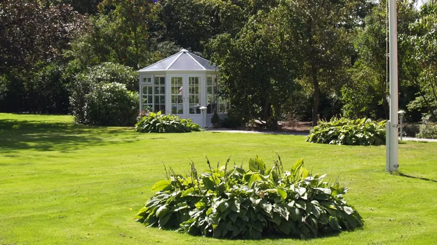pavillon set forfra