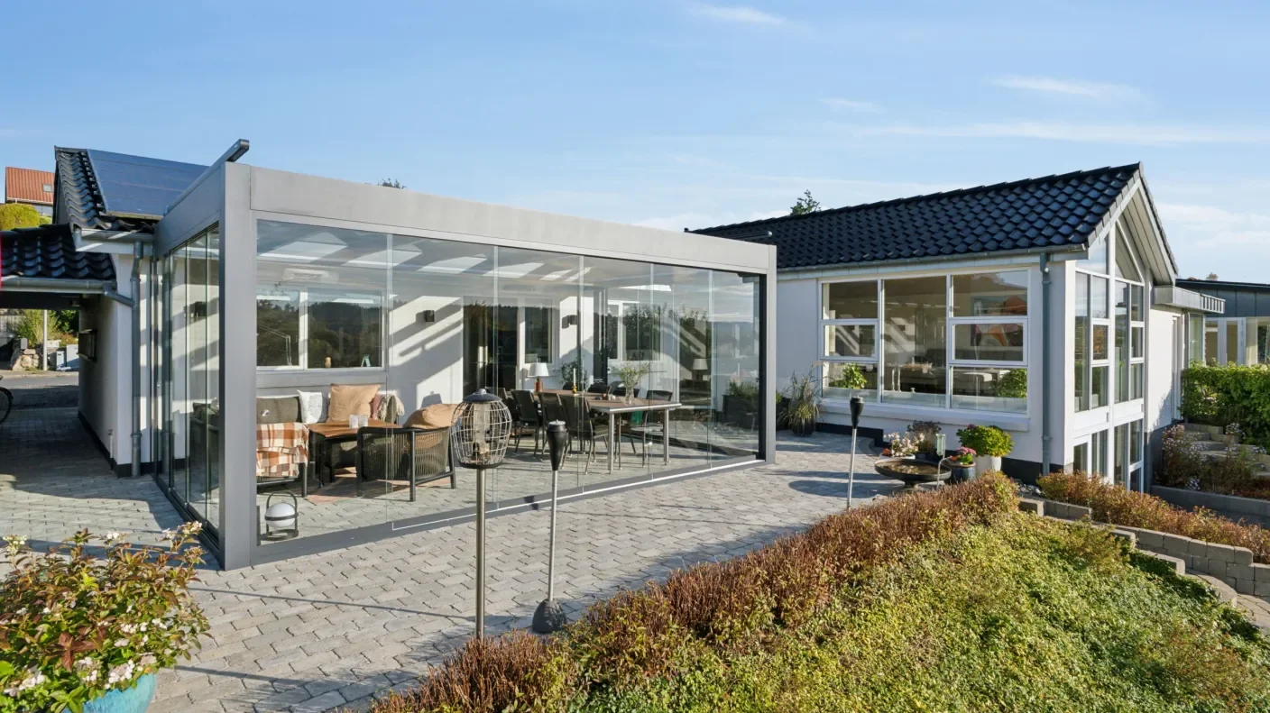 pavillon set forfra