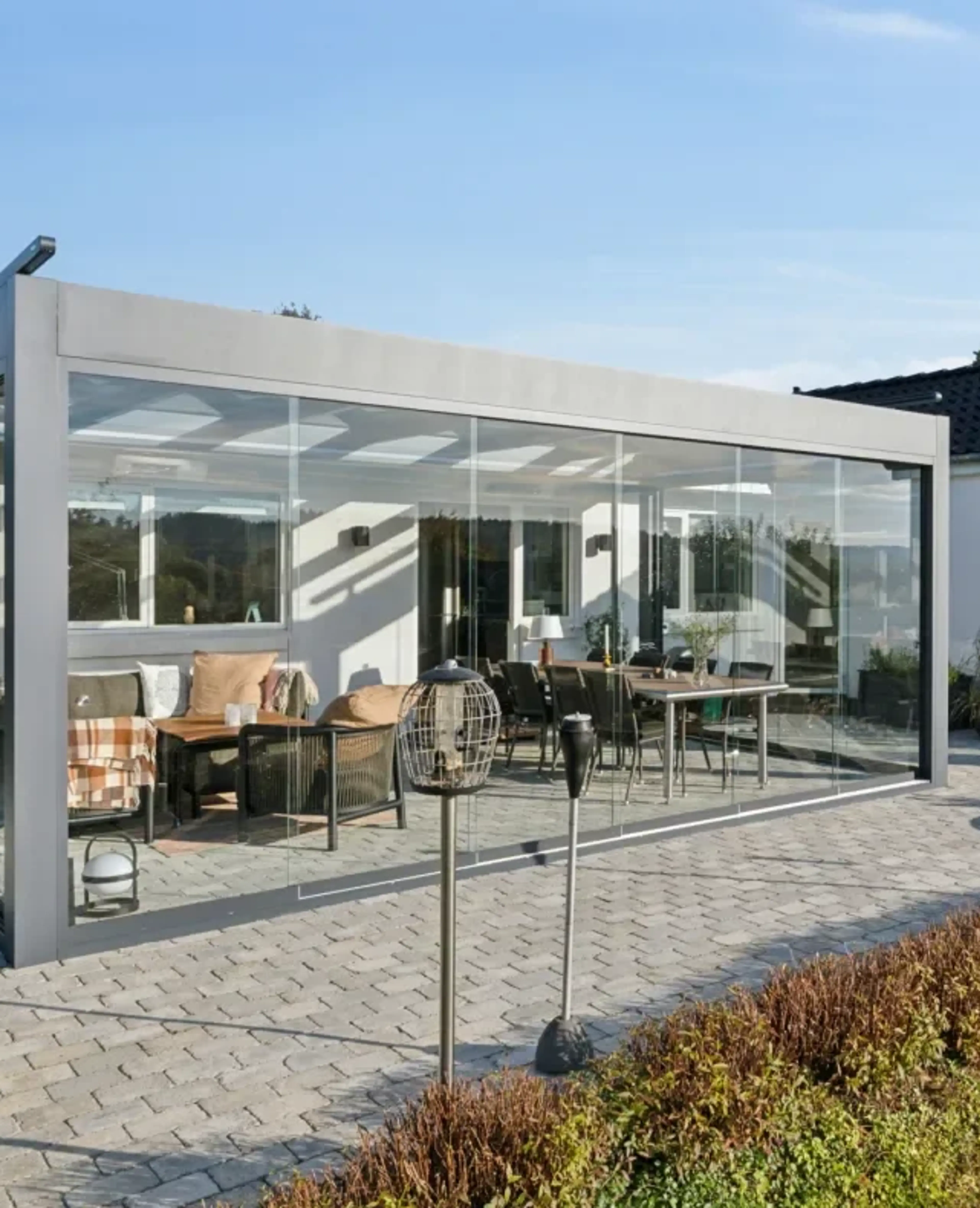 pavillon set forfra