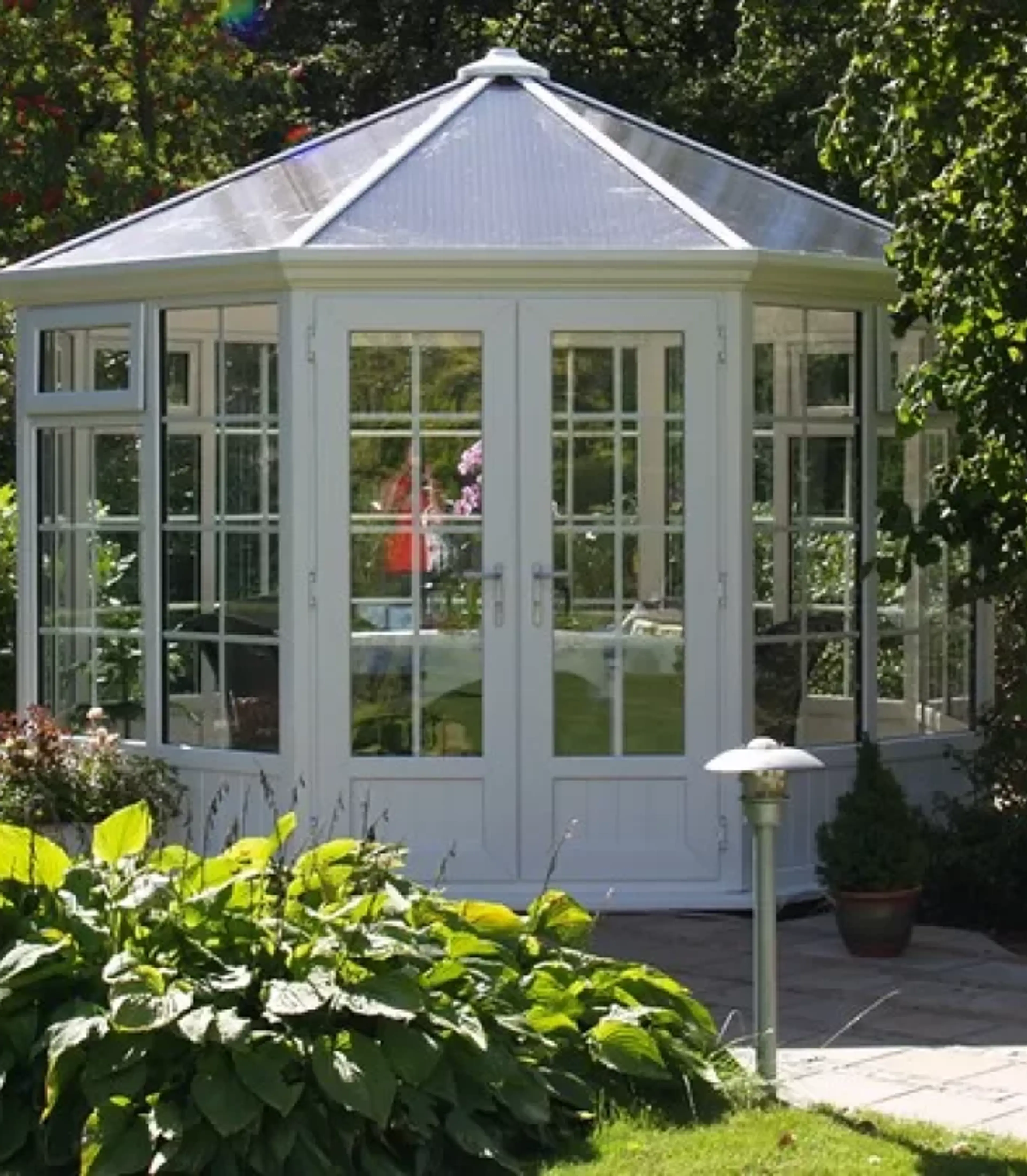 pavillon set forfra