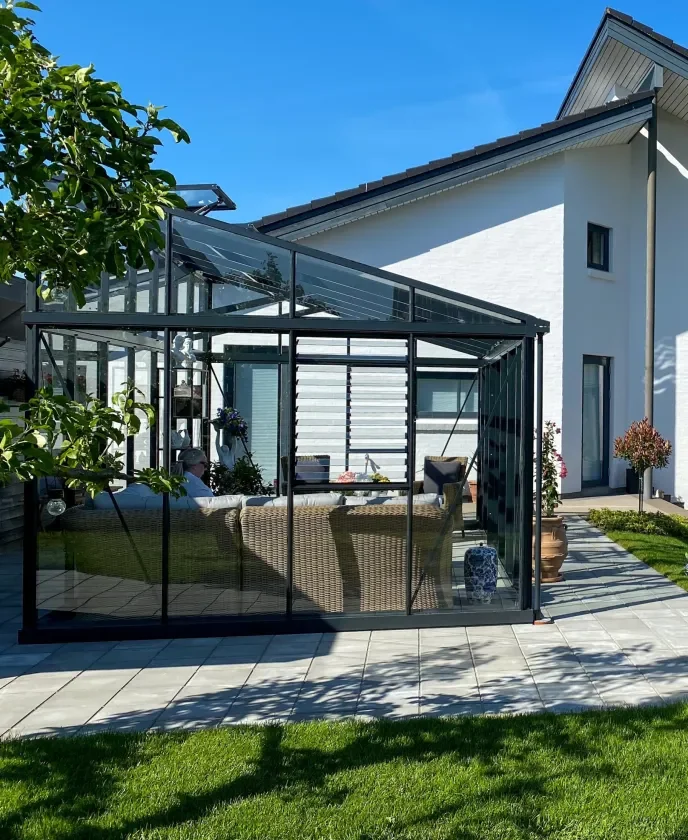 drivhus fra siden