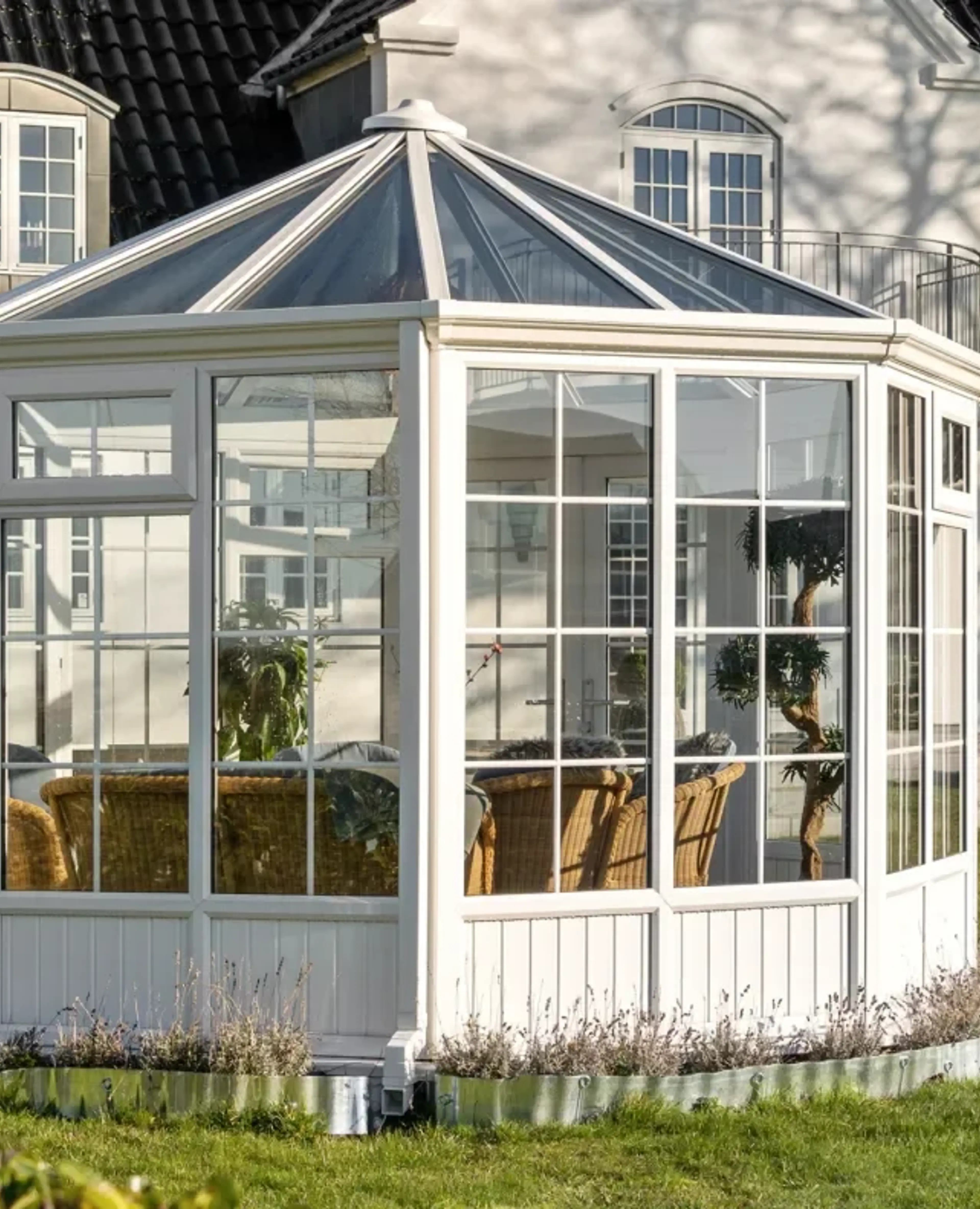 pavillon set forfra