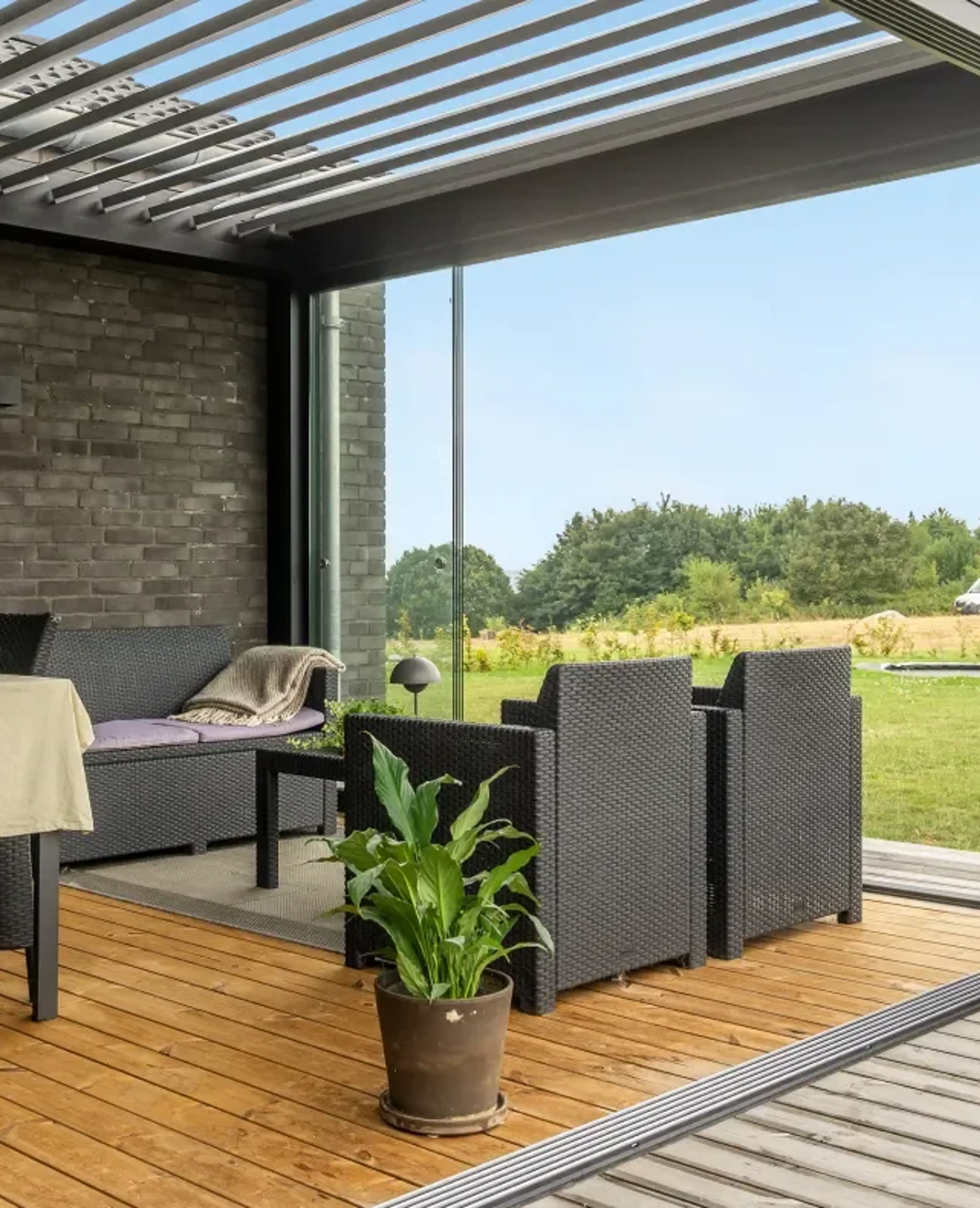 pavillon set indefra